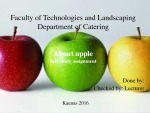 About apples 1