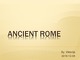 Ancient Rome