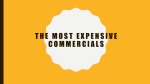 The most expensive commercials 1