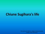 Chiune Sugihara life 1