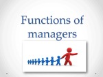 Functions of managers 1