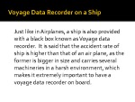 Voyage data recorders and Public address system 2