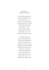 Sound Patterning and Modality in Edgar Allan Poe‘s poem “A Dream Within a Dream“ 5
