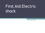 First Aid Electric shock 1