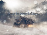 About winter holidays 1