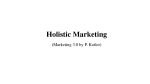 Holistic Marketing 1