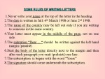 Formal letter rules 2