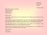 Formal letter rules 5