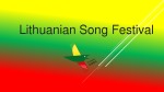 Lithuanian Song festival 1