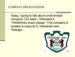 Company presentation 2