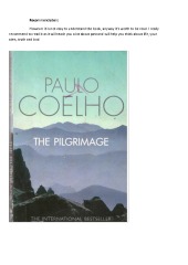 Paulo Coelho „The pilgrimage“ book 2