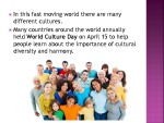 Culture and cultural factors 3