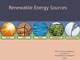 Renewable Energy Sources