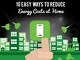 10 ways to reduce energy costs