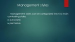 Management styles presentation 3