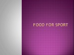 Food for sport 1