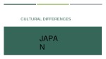 Japan - Cultural differences 1