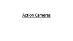 Action cameras 1