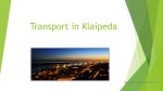 Transport in Klaipeda 1