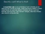 Electric cars presentation 3