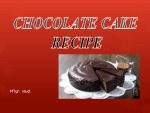 Chocolate cake 1