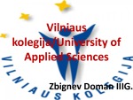 Vilnius kolegija University of Applied Sciences 1