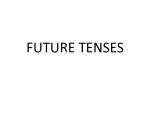 Future tenses 1