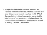 Water need in Lithuania 3