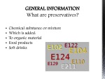 Preservatives 2