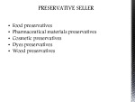 Preservatives 3