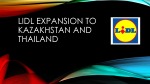 Lidl expansion to Kazakhstan and Thailand 1