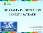 Logistics trade specialty 1