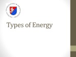 Types of Energy 1