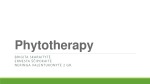 Phytotherapy 1