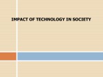 Impact of technology in society 1