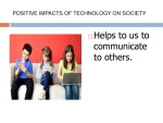 Impact of technology in society 3