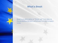 The Impacts of Brexit 2