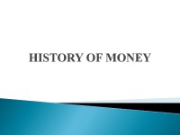 History of money (2) 1