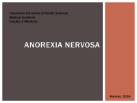 Anorexia nervosa 1