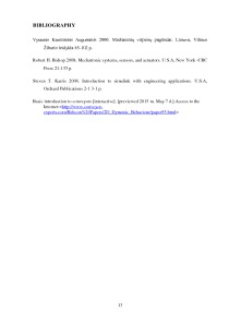 Modeling of mechatronic system 13