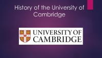 History of the University of Cambridge 1