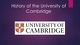 History of the University of Cambridge