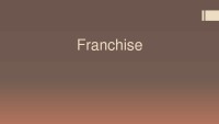 Franchise 1