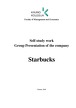 Starbucks company