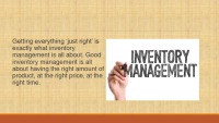 Inventory management presentation 3