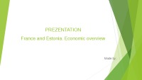 France and Estonia Economic overview 1