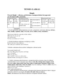 English Tenses 1