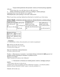 English Tenses 3