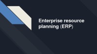 Enterprise resource planning ERP (2) 1