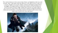 Slides about Harry Potter 3